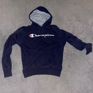Navy Champion Hoodie